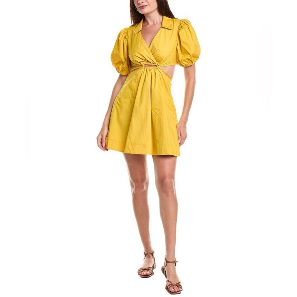 En Saison Lyanna Mini Dress in Yellow